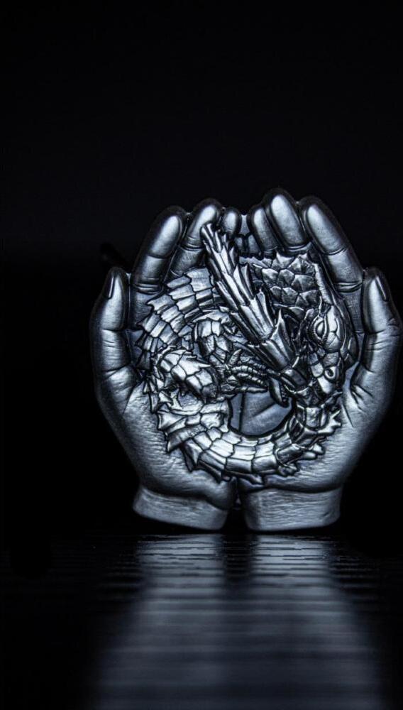 Armadillo Girdled Lizard Silver Stacker 1 Oz*