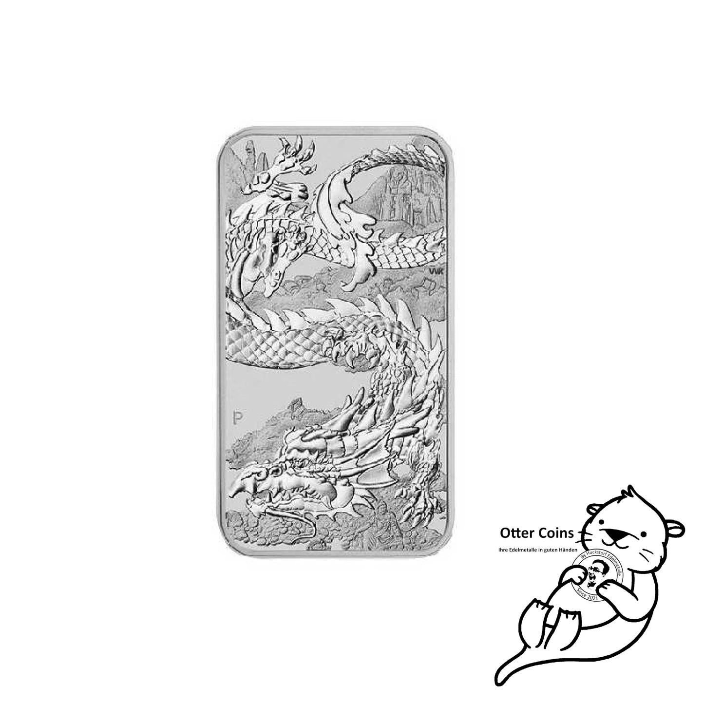 Rectangular Dragon 2023 1oz Silberbarren* - Münzen