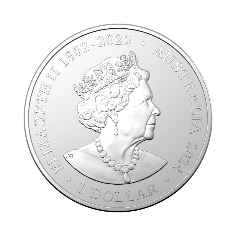 Australian Most Dangerous Tiger Snake 2024 1oz Silbermünze*