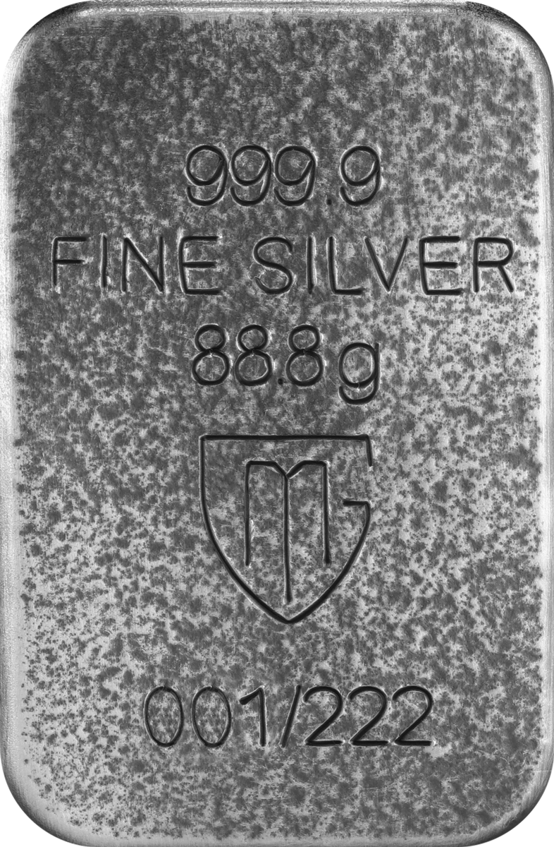 BICE 88,8gr Silberbarren*