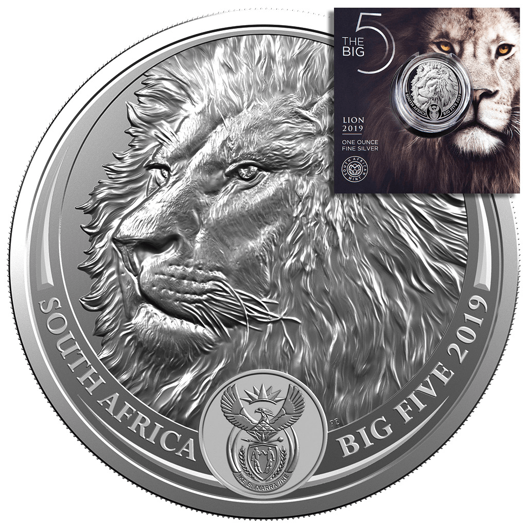 Big Five I Set 1.-5. 1 Oz Silbermünze 2019-2021* Angebot
