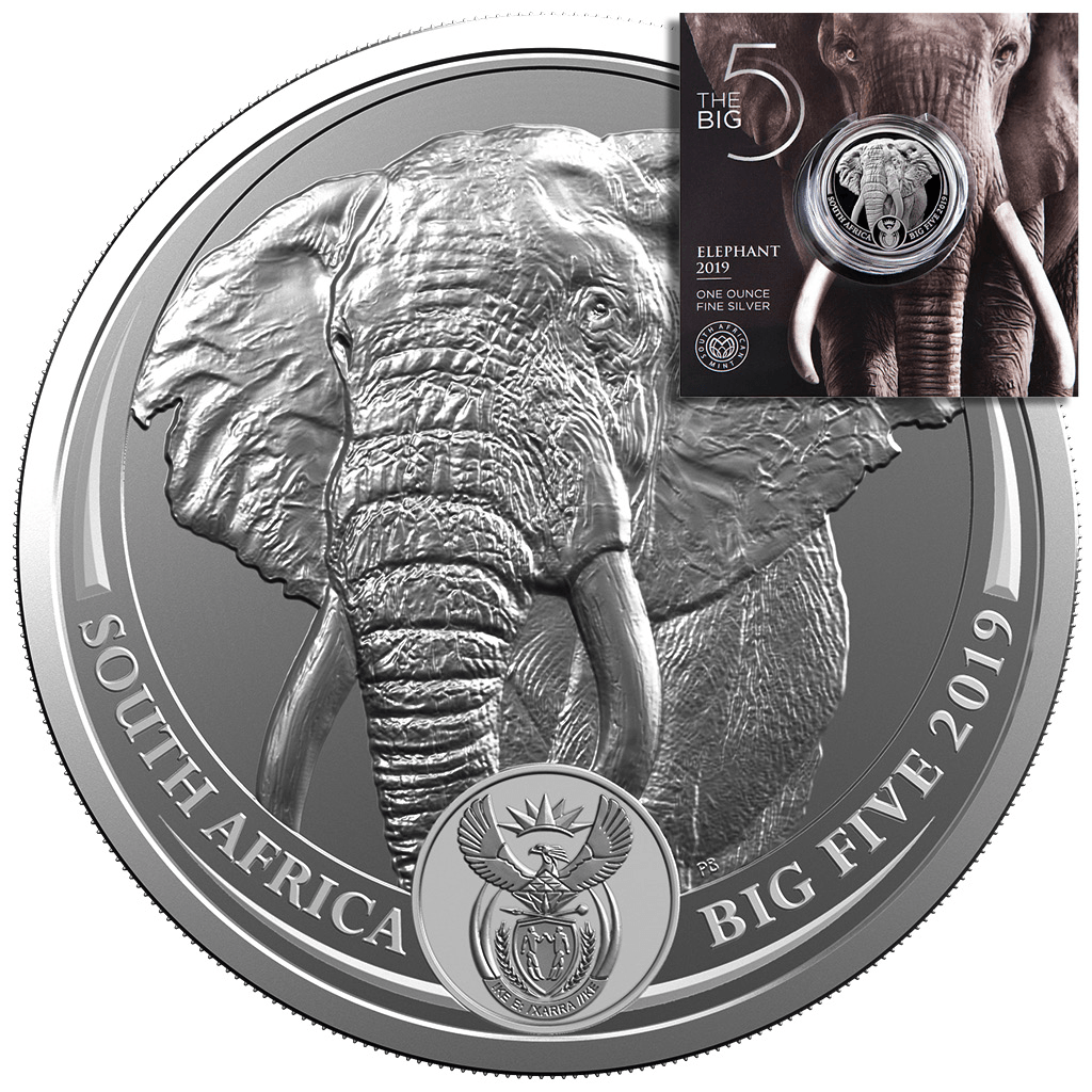 Big Five I Set 1.-5. 1 Oz Silbermünze 2019-2021* Angebot
