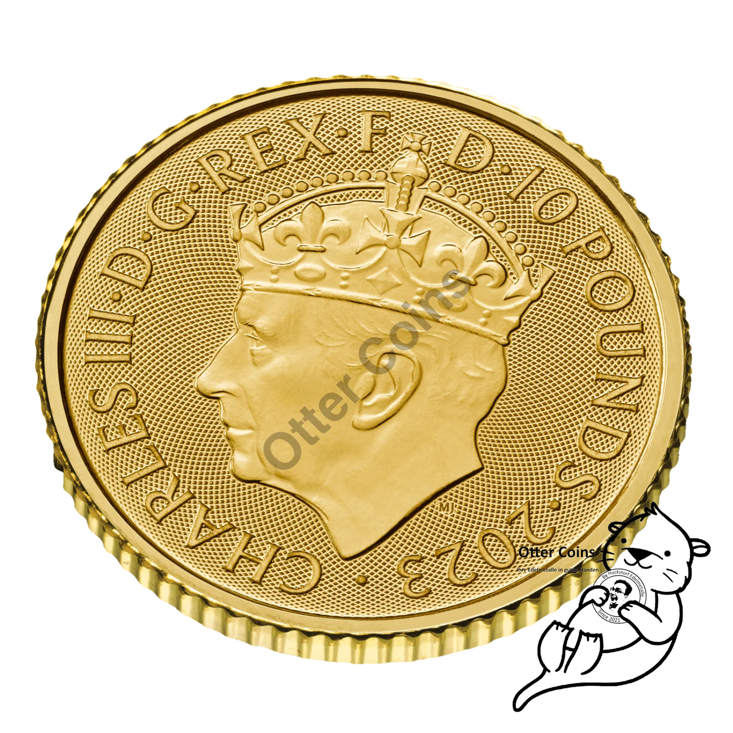 Coronation of his Majesty King 1/10 oz Gold 2023**