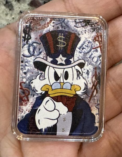 Boujee Uncle Patriot Duck 1 oz Silberbarren - 100 mintage