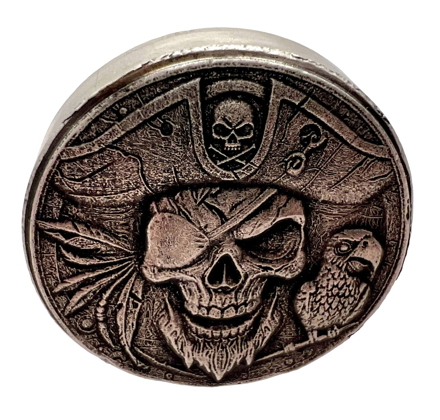 Captain Bill Bones Poured 2 oz Silbermünze / Round by