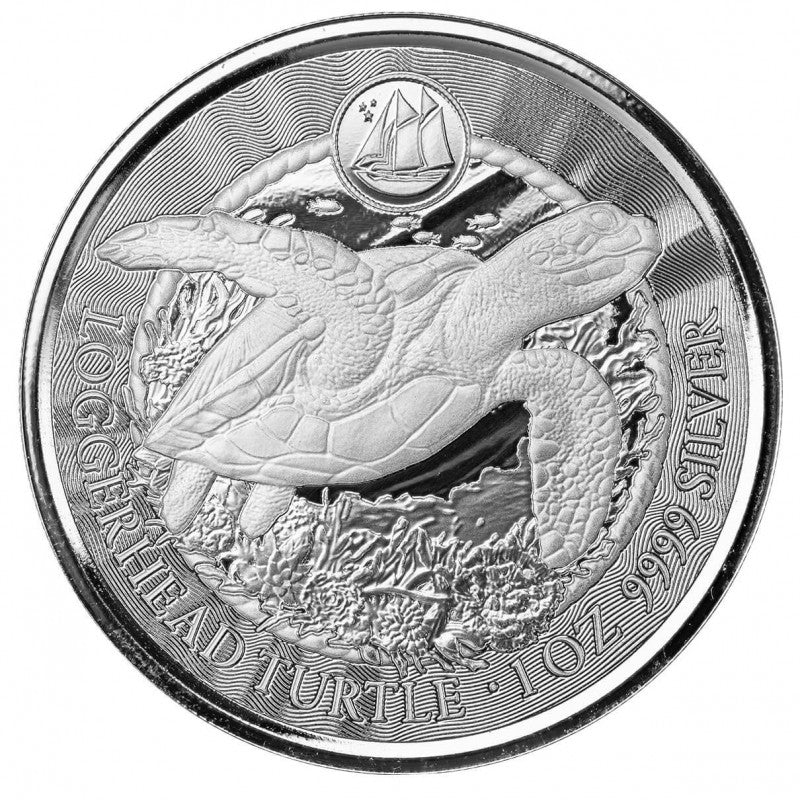 Cayman Islands 2023 Loggerhead Turtle 1 Oz Silbermünze*