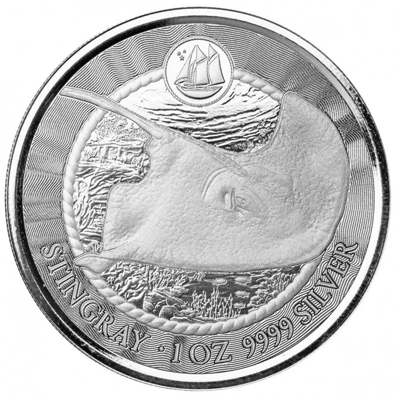 Cayman Islands 2023 Stingray 1 Oz Silbermünze*