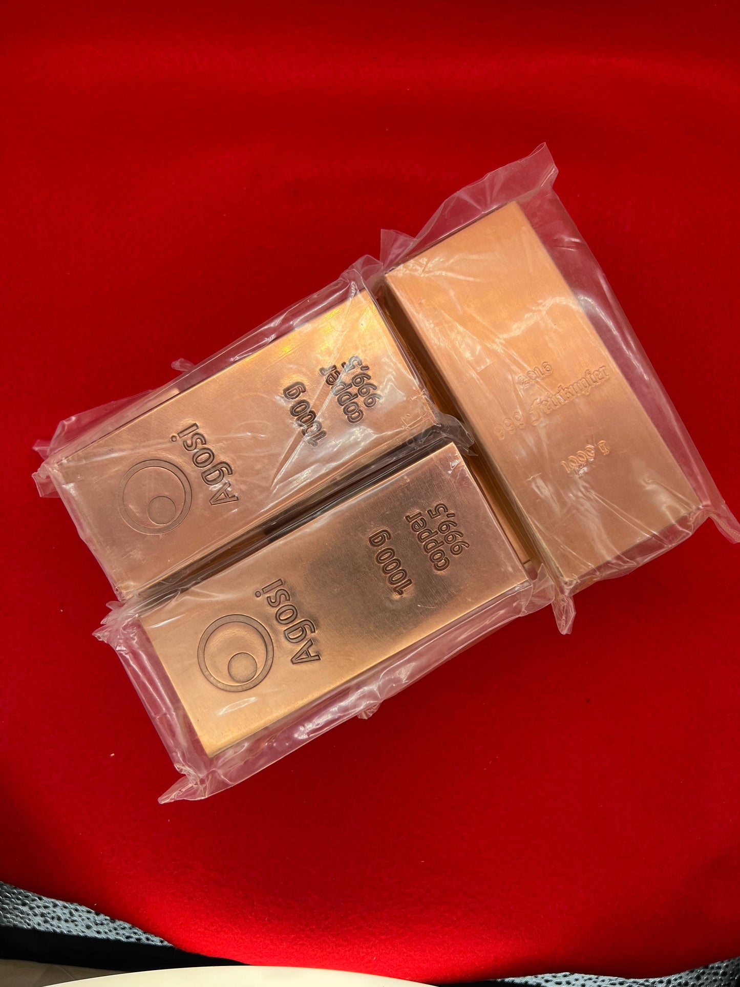 divers 1 kg Kupferbarren*