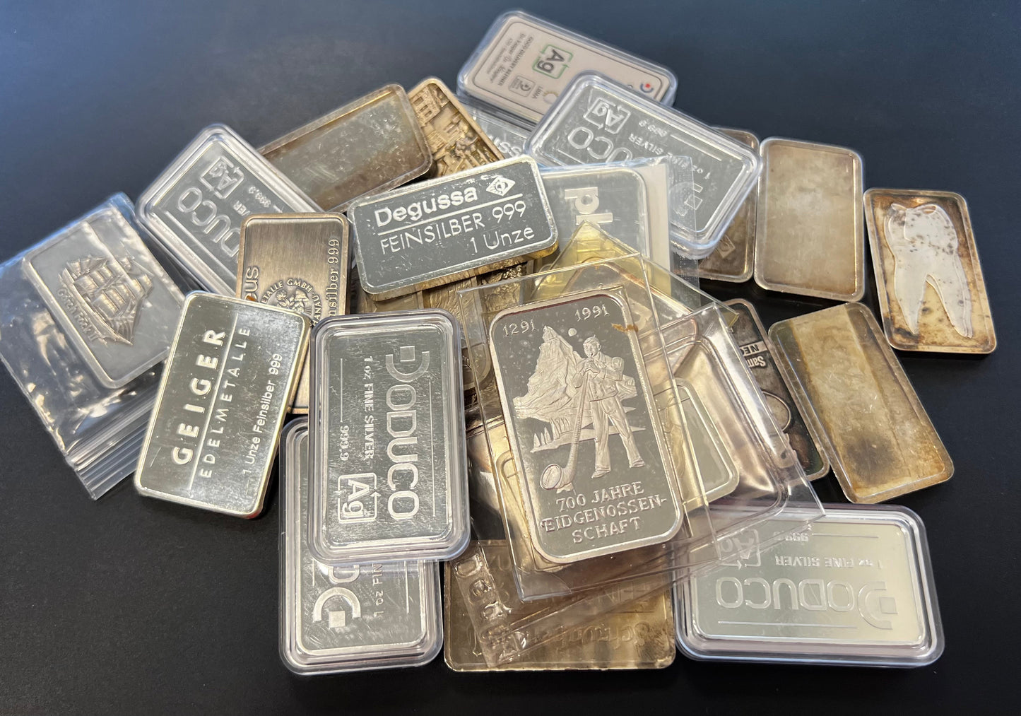 Divers 1oz Silberbarren