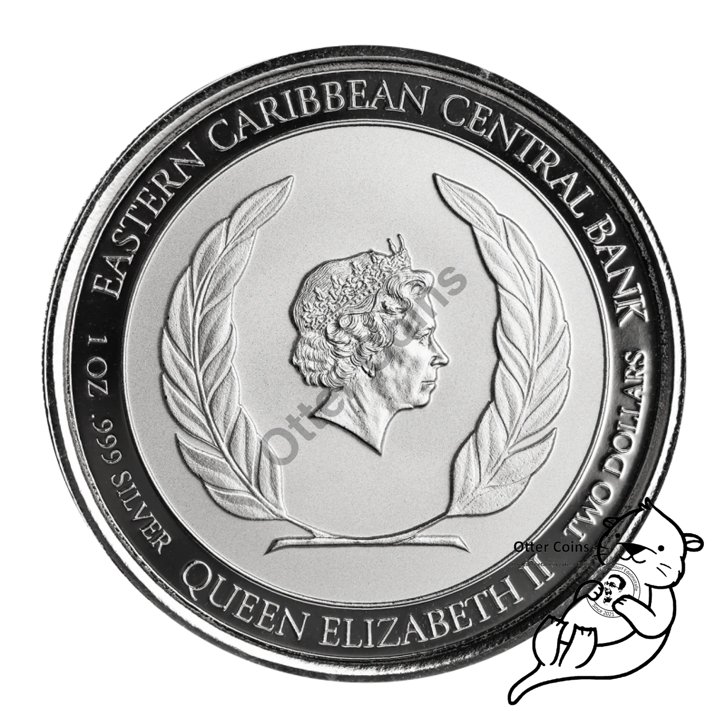 EC8 St. Kitts 1 Oz Silbermünze 2022*