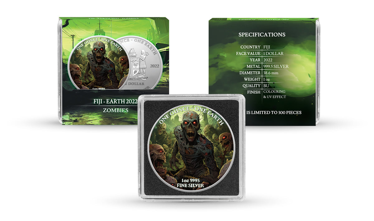 Fiji Earth 2022 1 oz Zombies