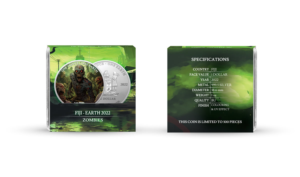 Fiji Earth 2022 1 oz Zombies