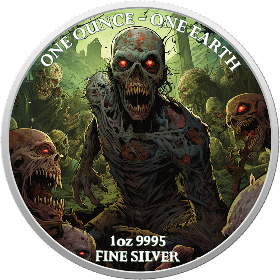Fiji Earth 2022 1 oz Zombies