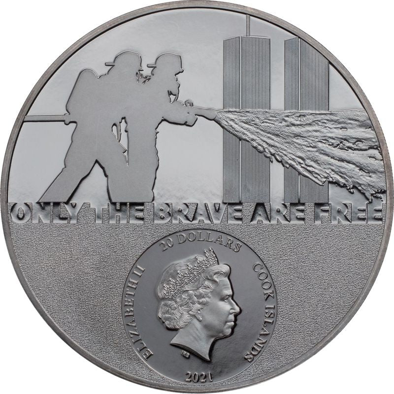 Firefighter – Real Heroes 3 oz Silbermünze 2021*