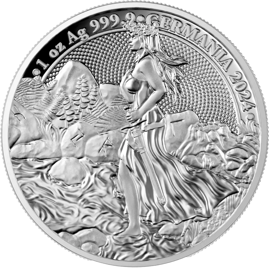 Germania 2024 1oz Silbermünze Proof