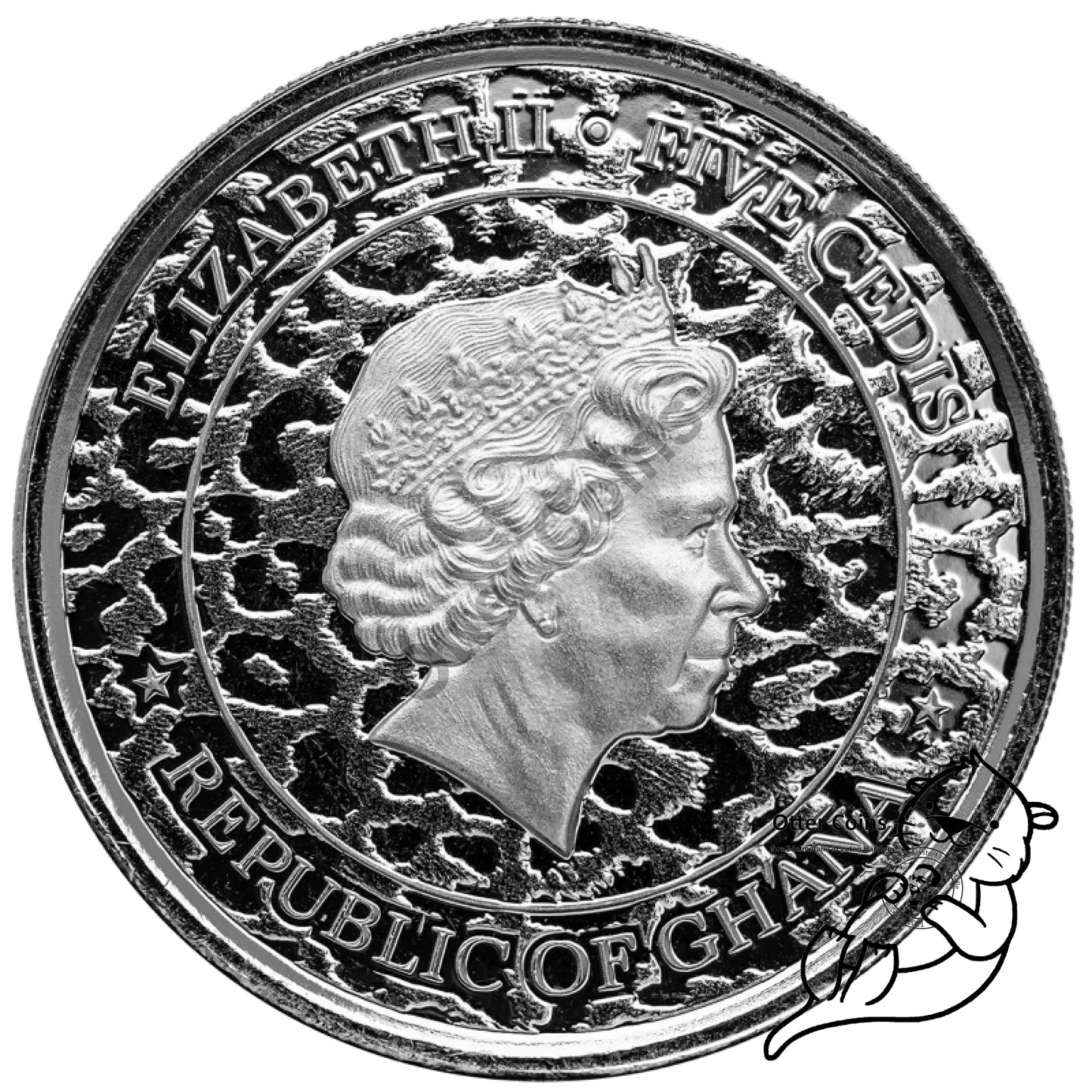 Ghana African Leopard 1 Oz Silbermünze 2022*