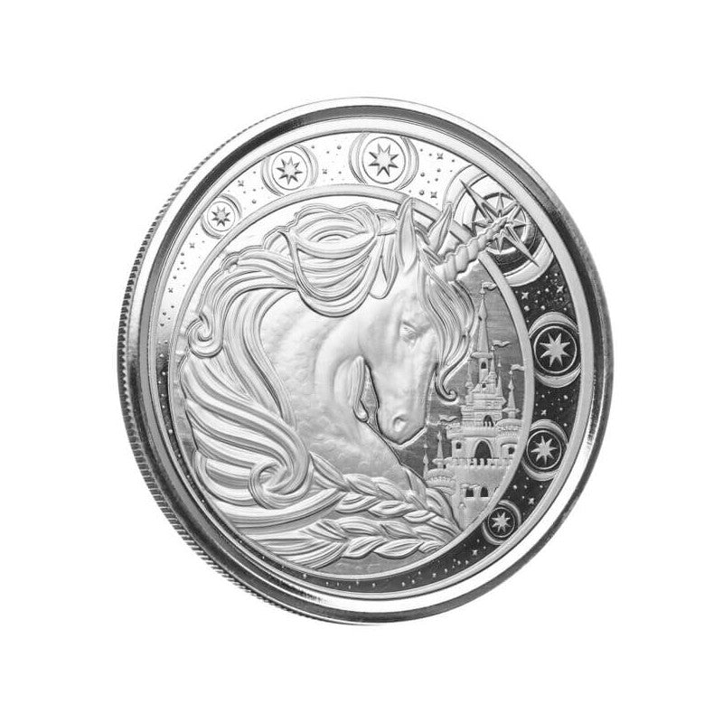 Ghana 2023 - Einhorn / Unicorn Ag999 1oz Proof Like*