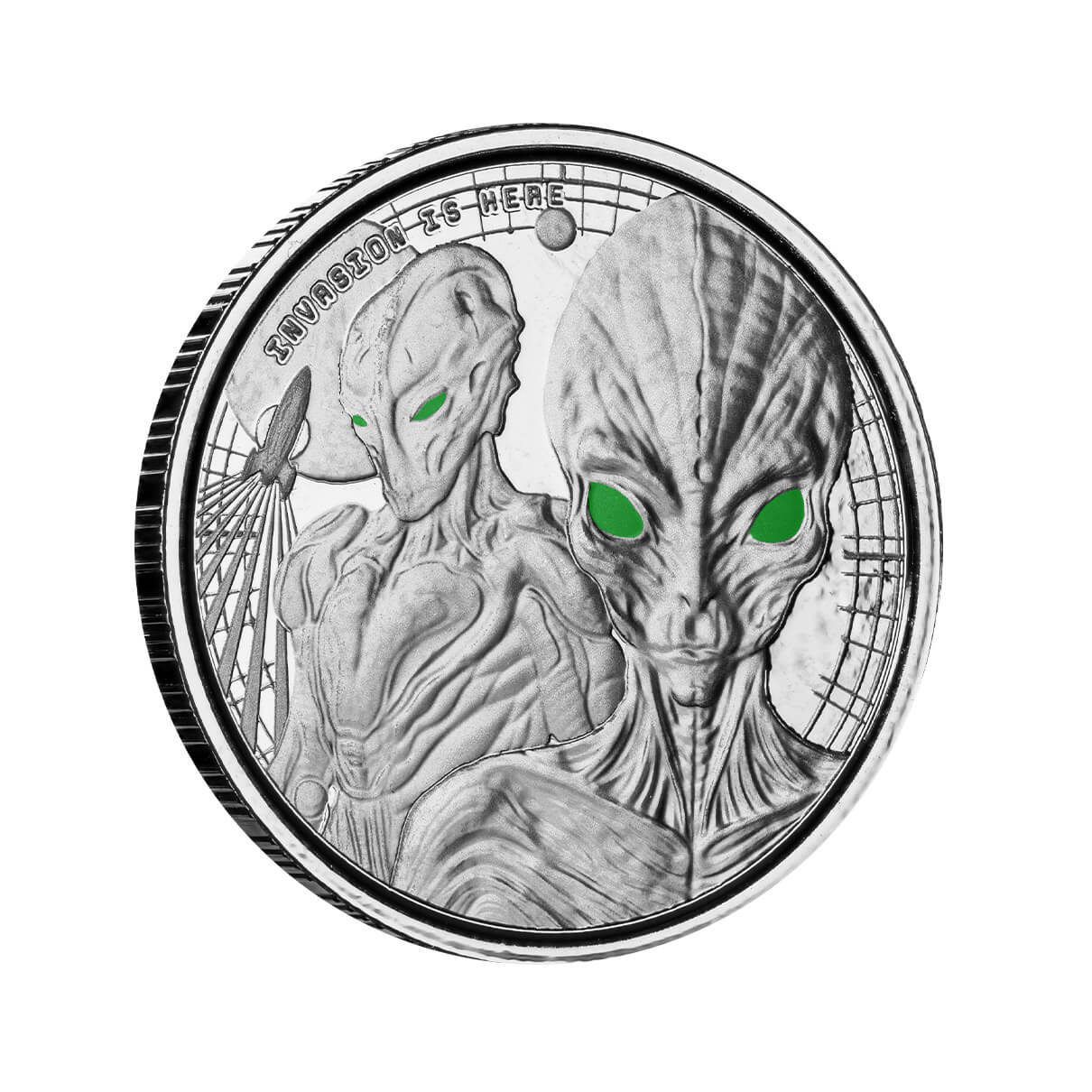 Ghana Alien 4x 1/2 oz Set Silbermünze 2023*