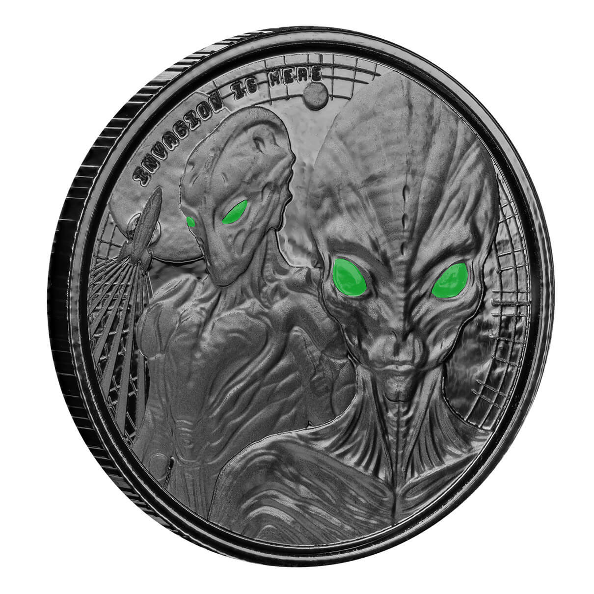 Ghana Alien 4x 1/2 oz Set Silbermünze 2023*