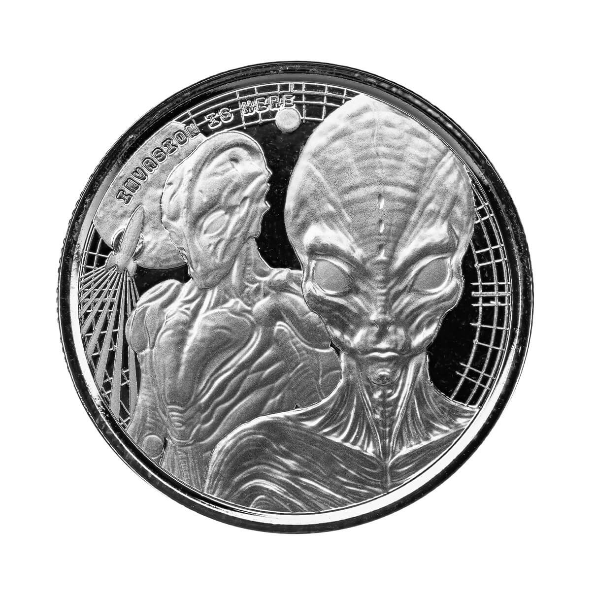 Ghana Alien 4x 1/2 oz Set Silbermünze 2023*