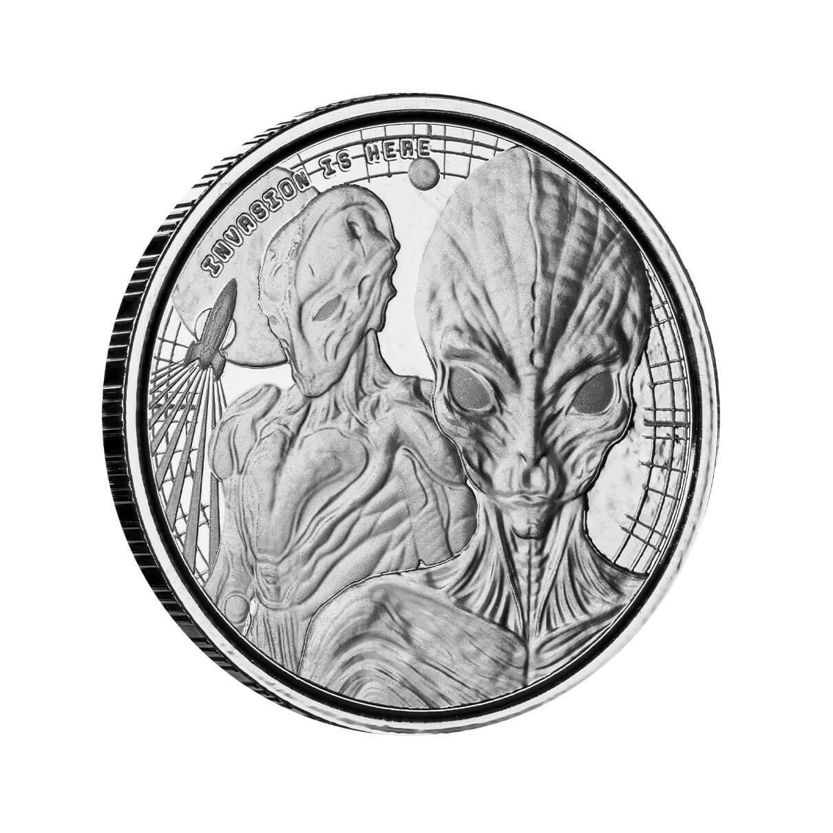 Ghana Alien 4x 1/2 oz Set Silbermünze 2023*