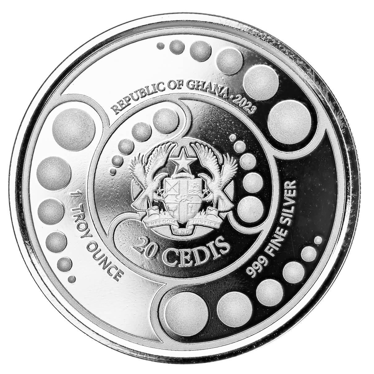 Ghana Alien Proof Color 1 oz Silbermünze 2023*