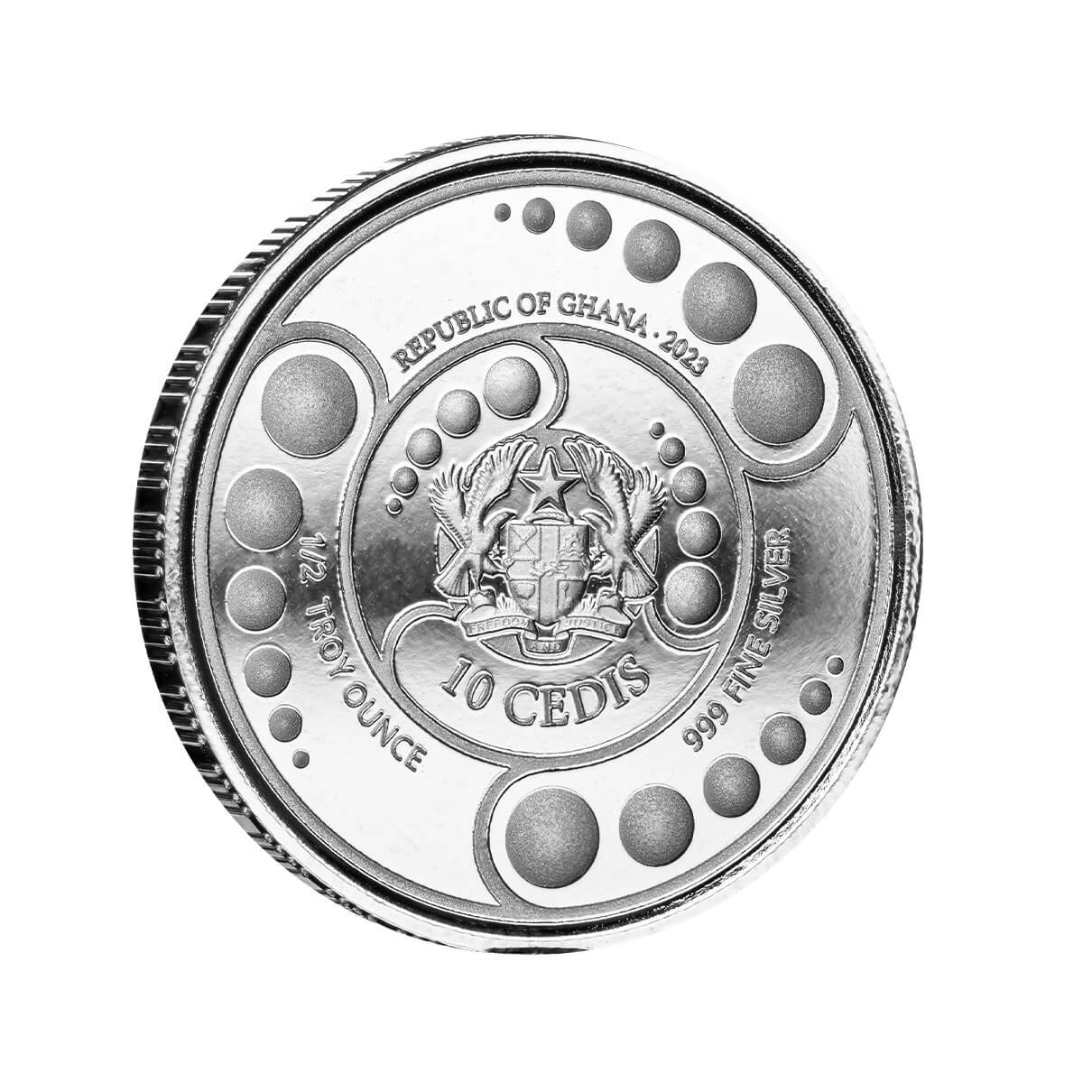 Ghana Alien Proof-Like 1/2 oz Silbermünze 2023*