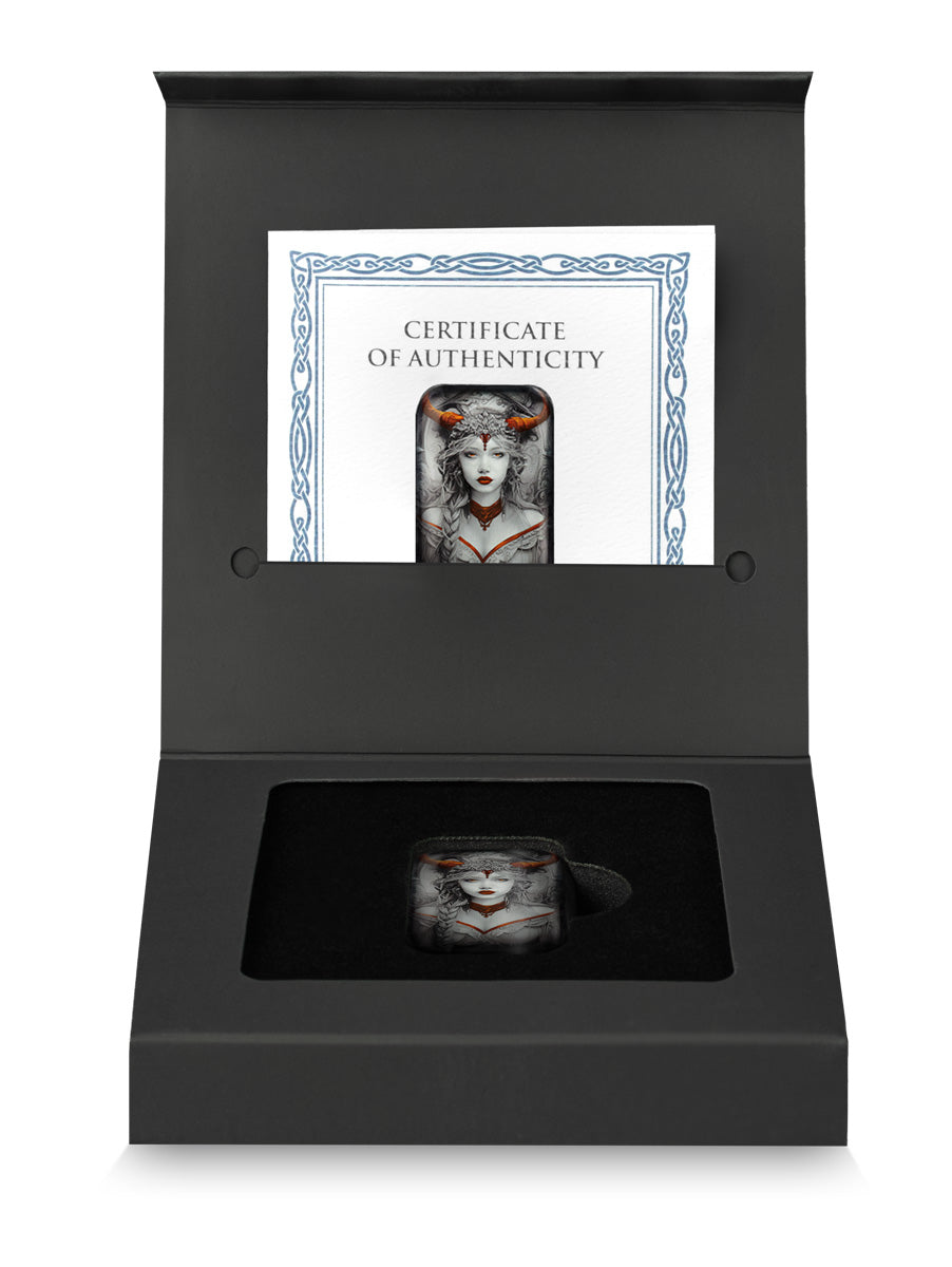 Germania Mint Goddesses Gefion 2 oz Silberbarren