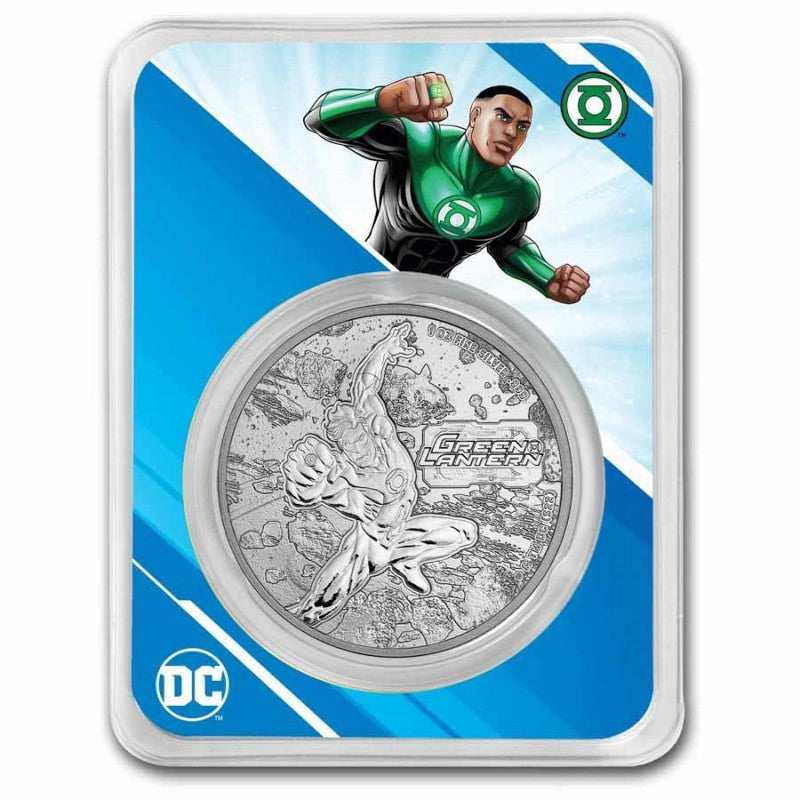 Green Lantern™ 1 Oz Silbermünze 2023 Coincard*