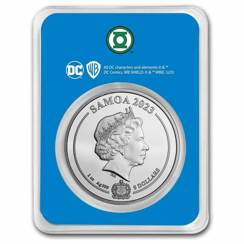 Green Lantern™ 1 Oz Silbermünze 2023 Color Coincard*