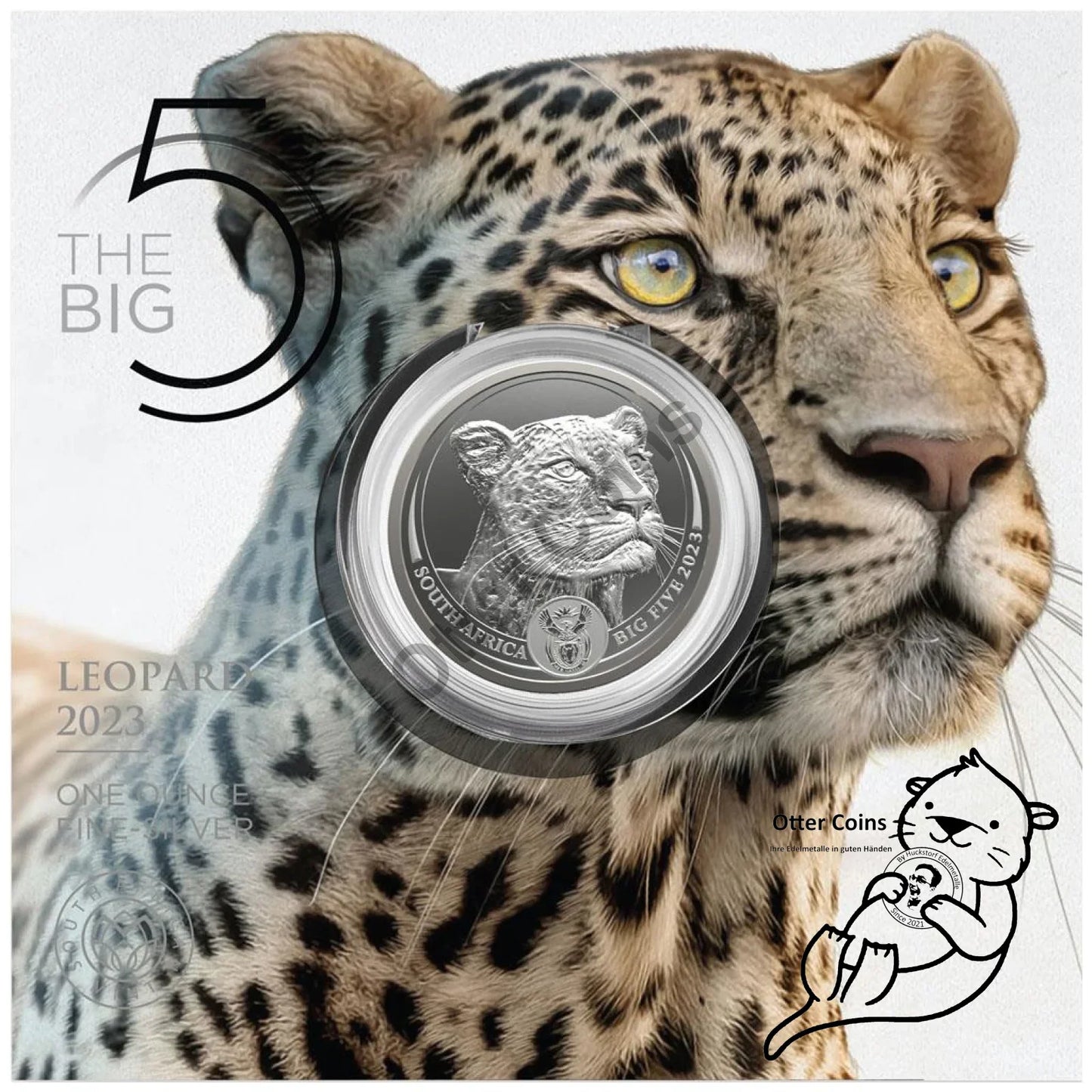 Big Five II Leopard 1 Oz Silbermünze 2023* Angebot