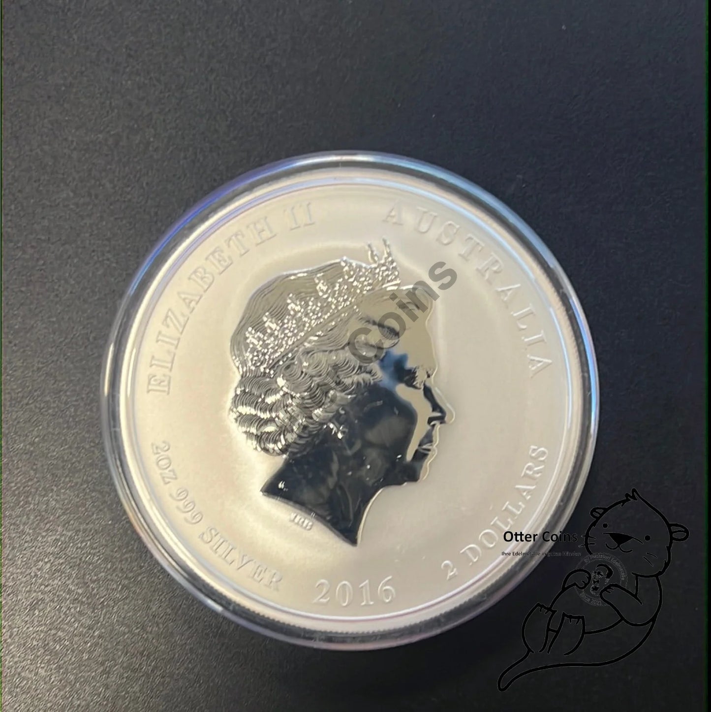 2 oz Silbermünze Australien Lunar II Affe 2016*