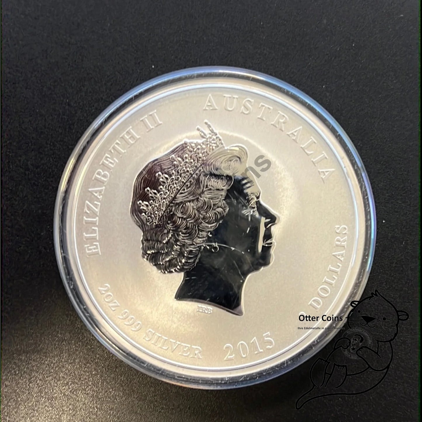 2 oz Silbermünze Australien Lunar II Ziege 2015*