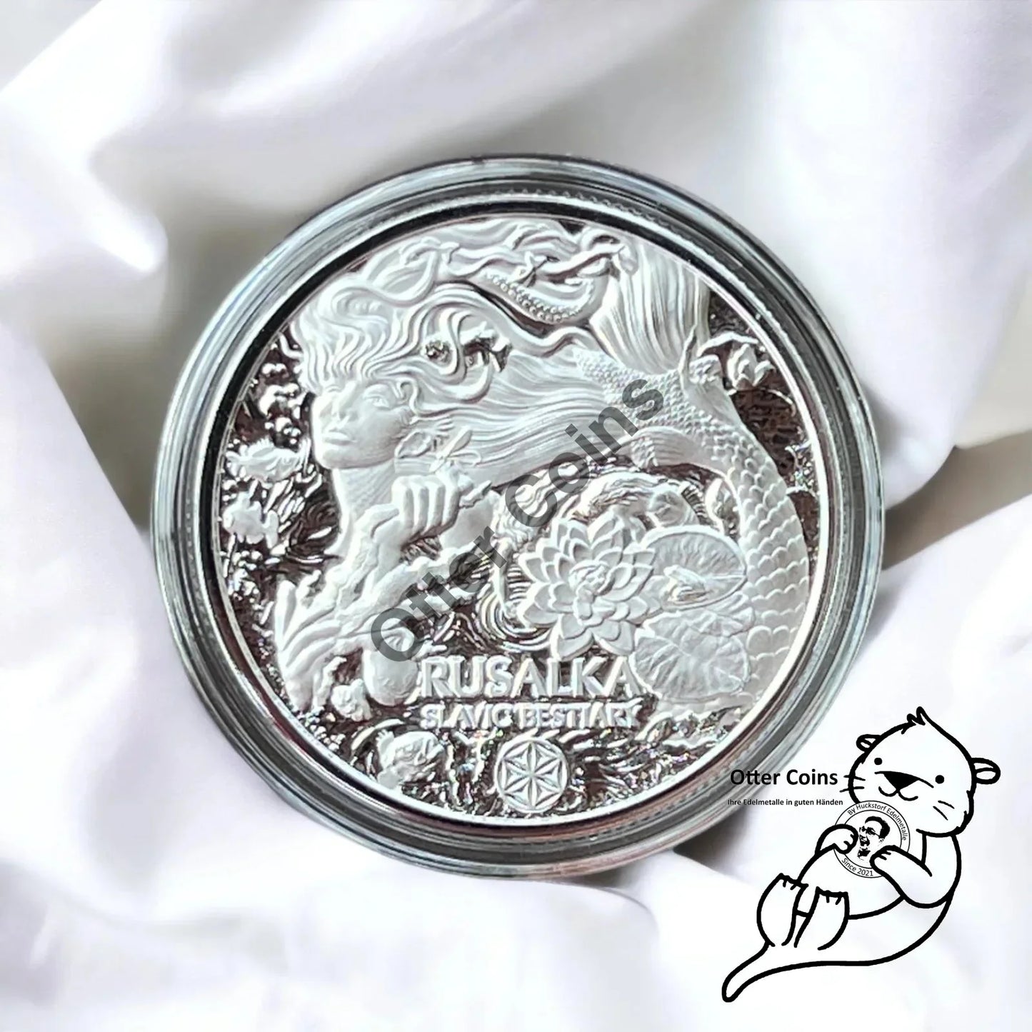 Slavik Bestiary Rusalka 1oz Silbermünze 999 2023*