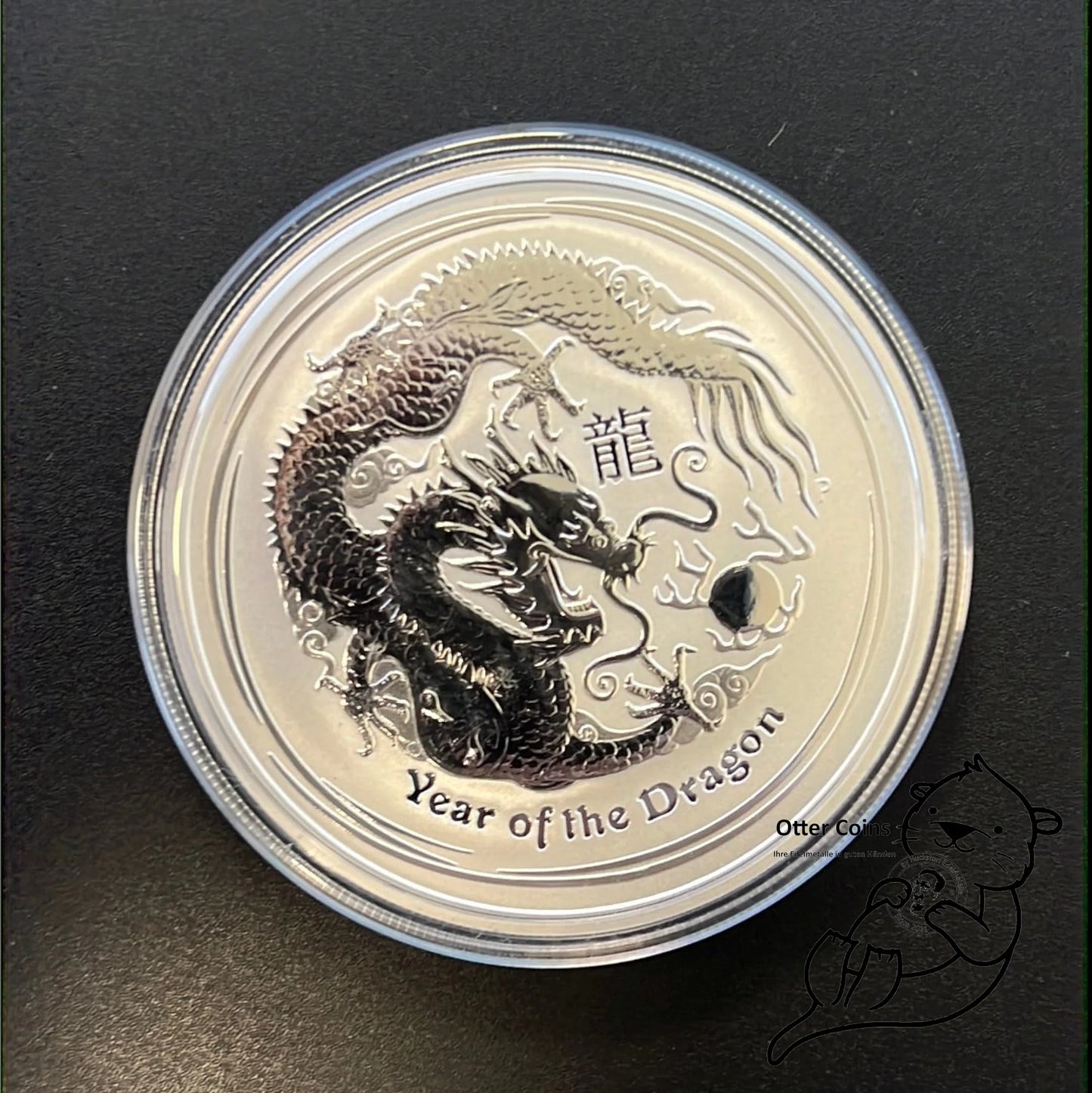 2 oz Silbermünze Australien Lunar II Drache 2012*