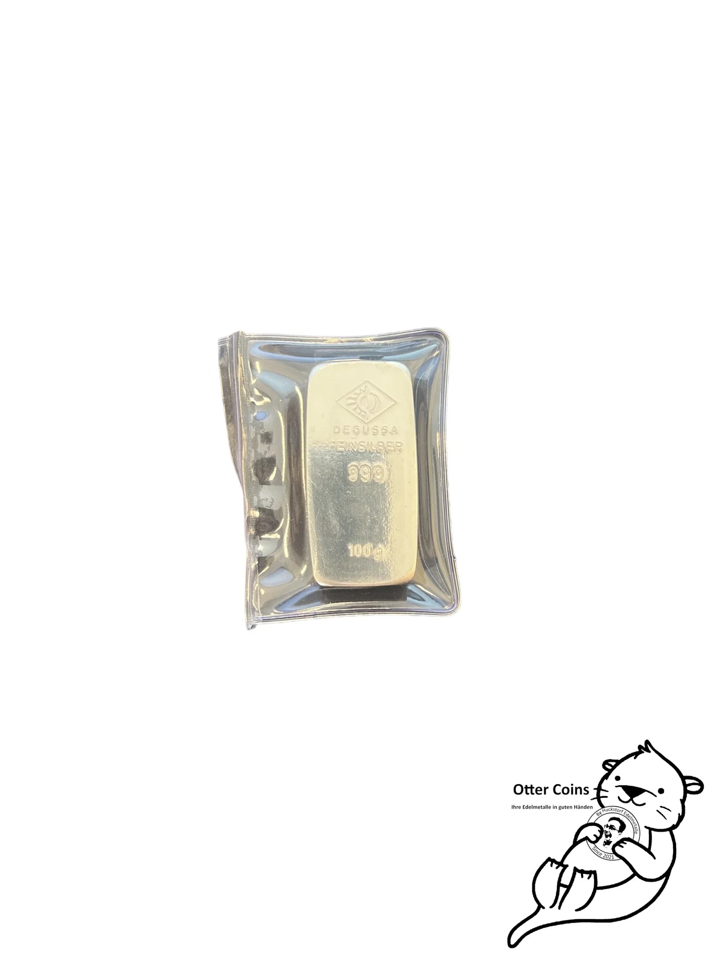 Silberbarren Degussa Historisch 100gr*