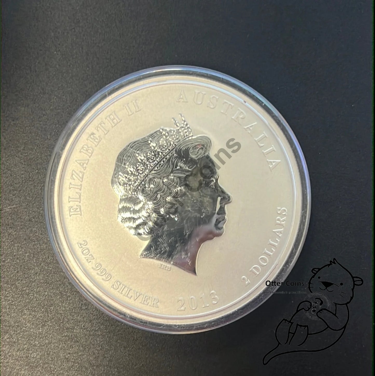 2 oz Silbermünze Australien Lunar II Schlange 2013*