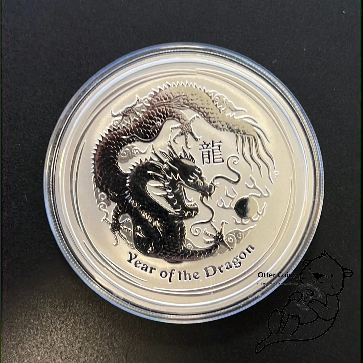 2 oz Silbermünze Australien Lunar II Drache 2012*