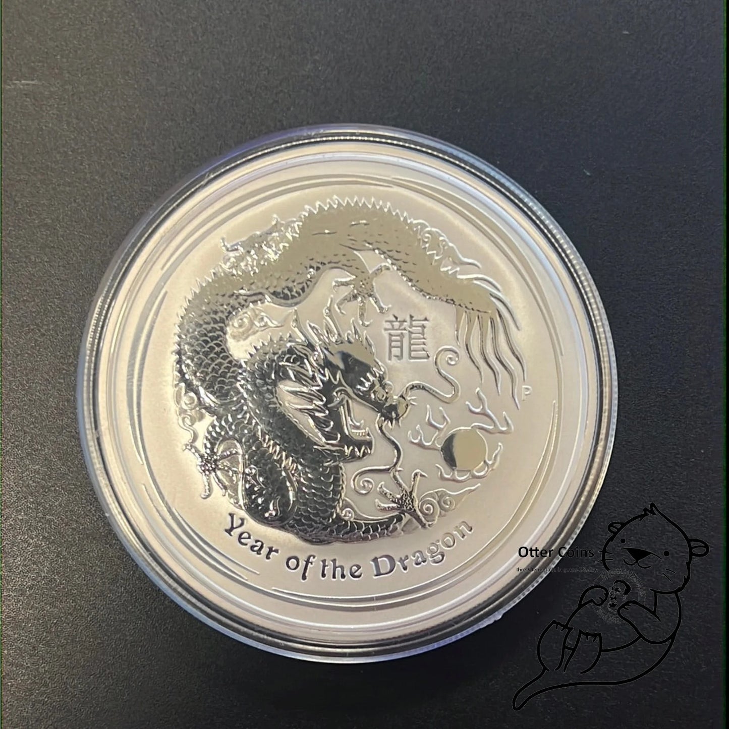 2 oz Silbermünze Australien Lunar II Drache 2012*