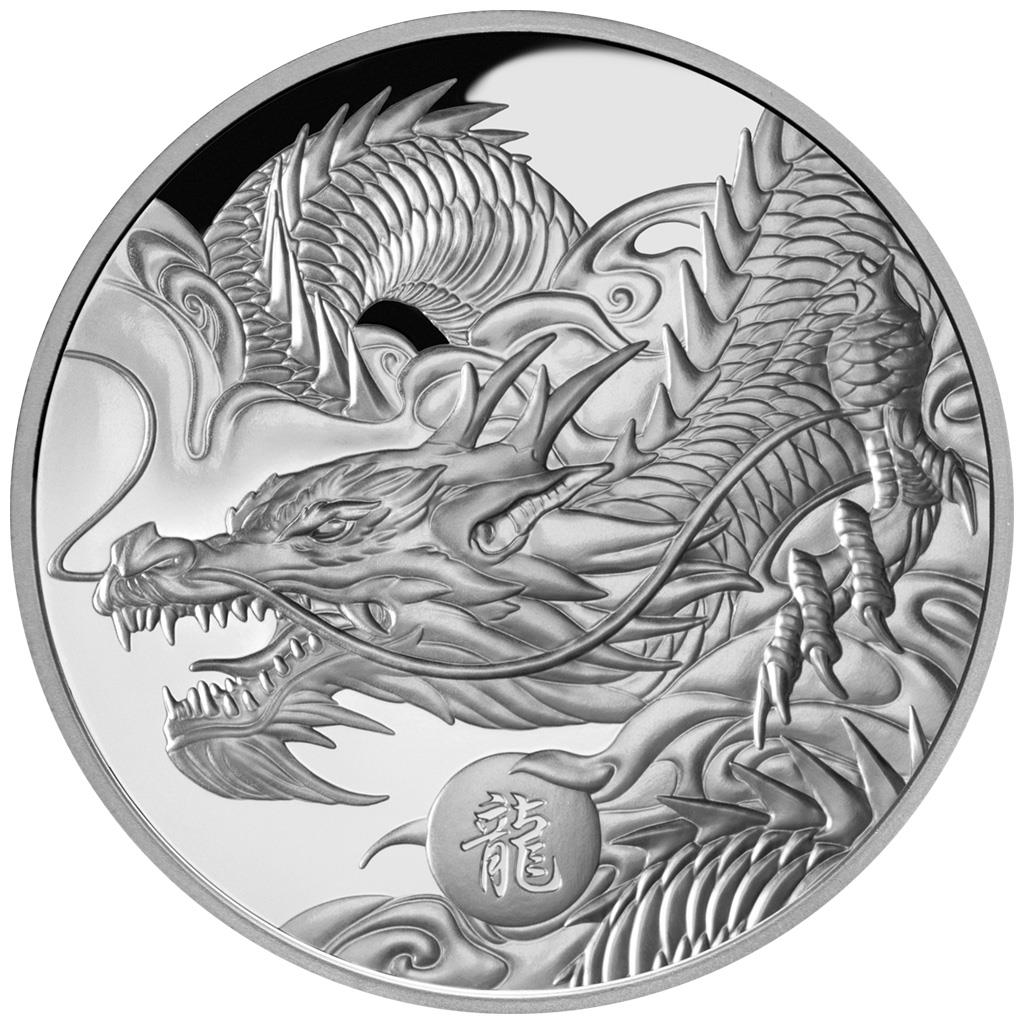 Jahr des Drachen 1oz Silber Lunar-Serie Proof*