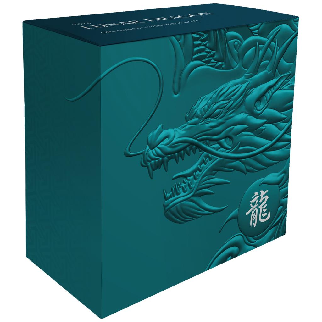 Jahr des Drachen 1oz Silber Lunar-Serie Proof*