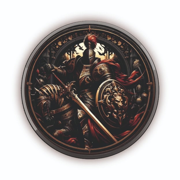 Kanada Maple Leaf Knights of Honour Lion of War Color 1oz