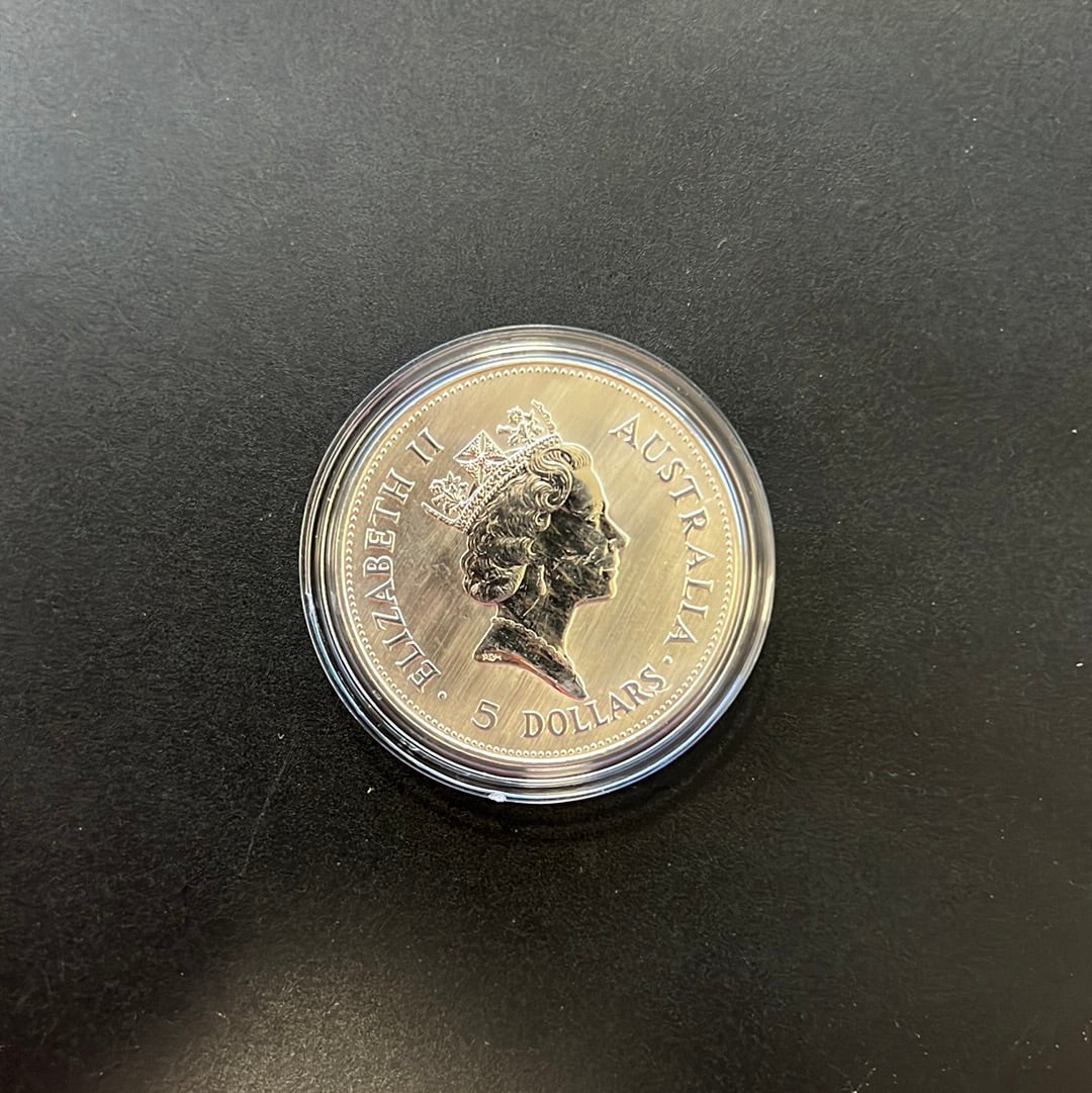 Kookaburra 1990 1 Oz Silbermünze*