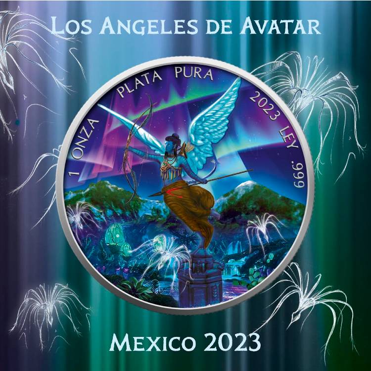 Libertad 1oz Silber 2023 LOS ANGELES DE AVATAR*