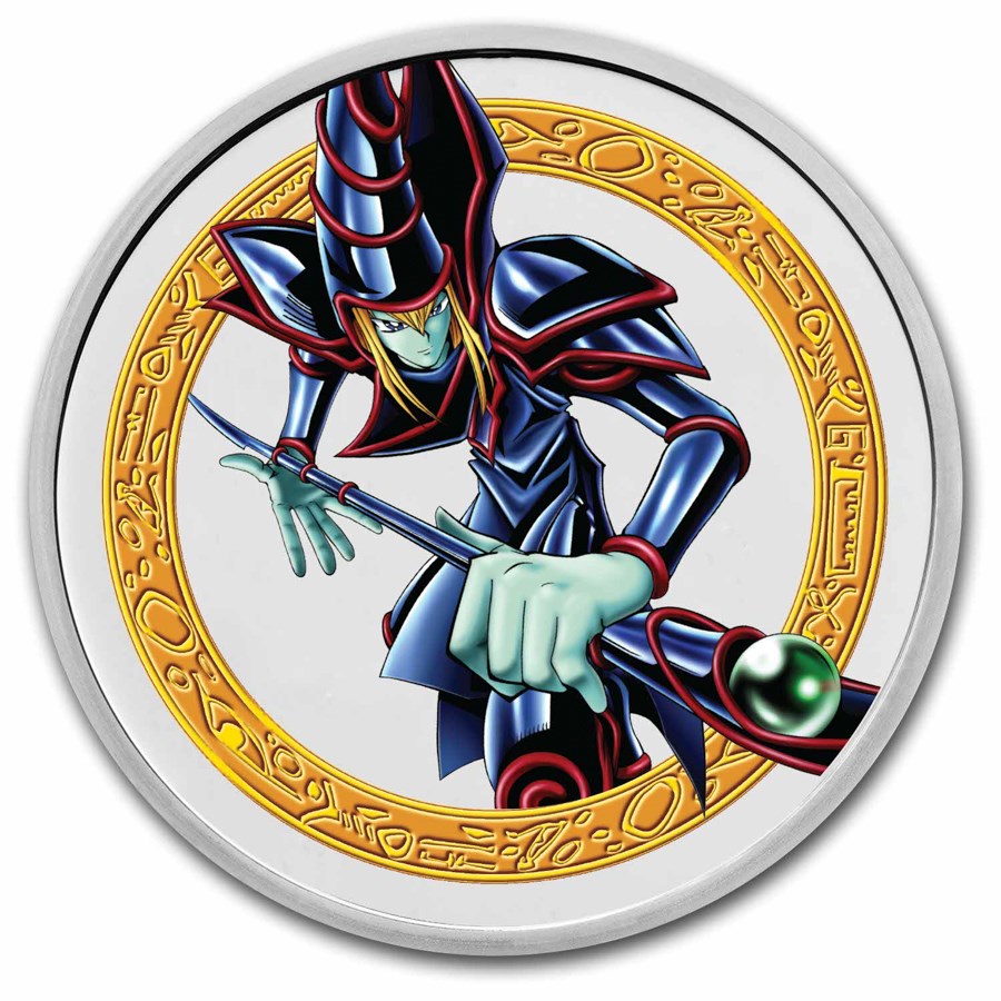 Niue Yu - Gi - Oh! The Dark Magician 1 Oz Silbermünze 2023*