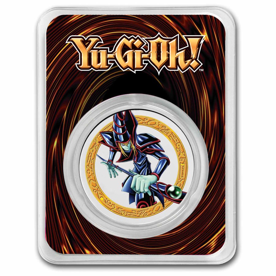 Niue Yu - Gi - Oh! The Dark Magician 1 Oz Silbermünze 2023*