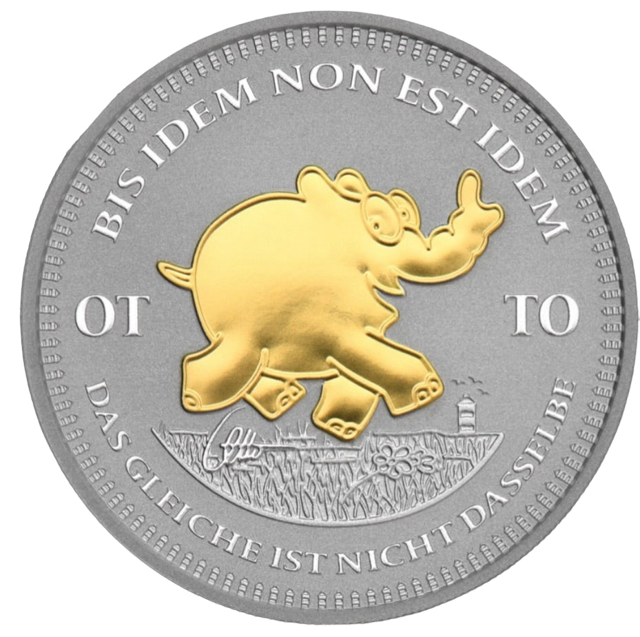 Ottifant ``Ottirand´´ Gilded 2023 Silber - Silber