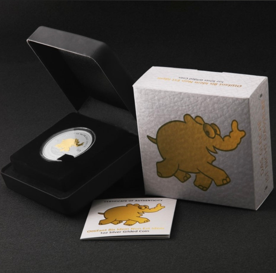 Ottifant ``Ottirand´´ Gilded 2023 Silber - Silber