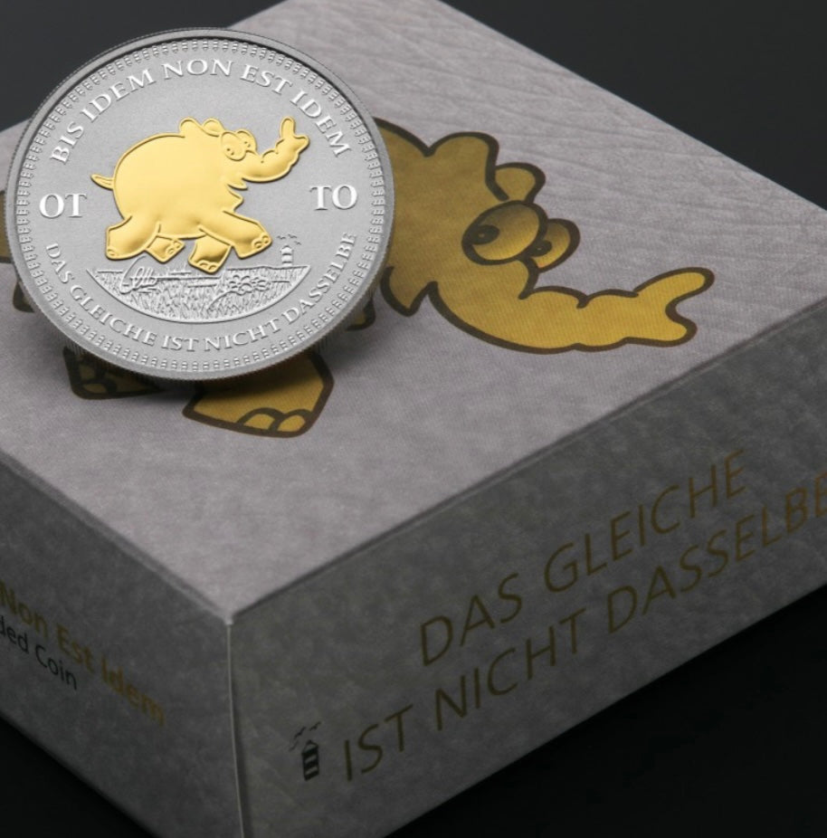 Ottifant ``Ottirand´´ Gilded 2023 Silber - Silber