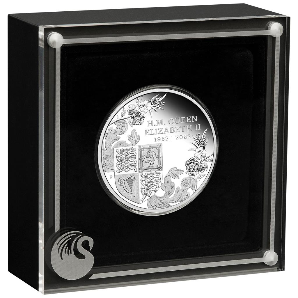 Queen Elizabeth II Platinum Jubilee 70 Years Accession 1 Oz